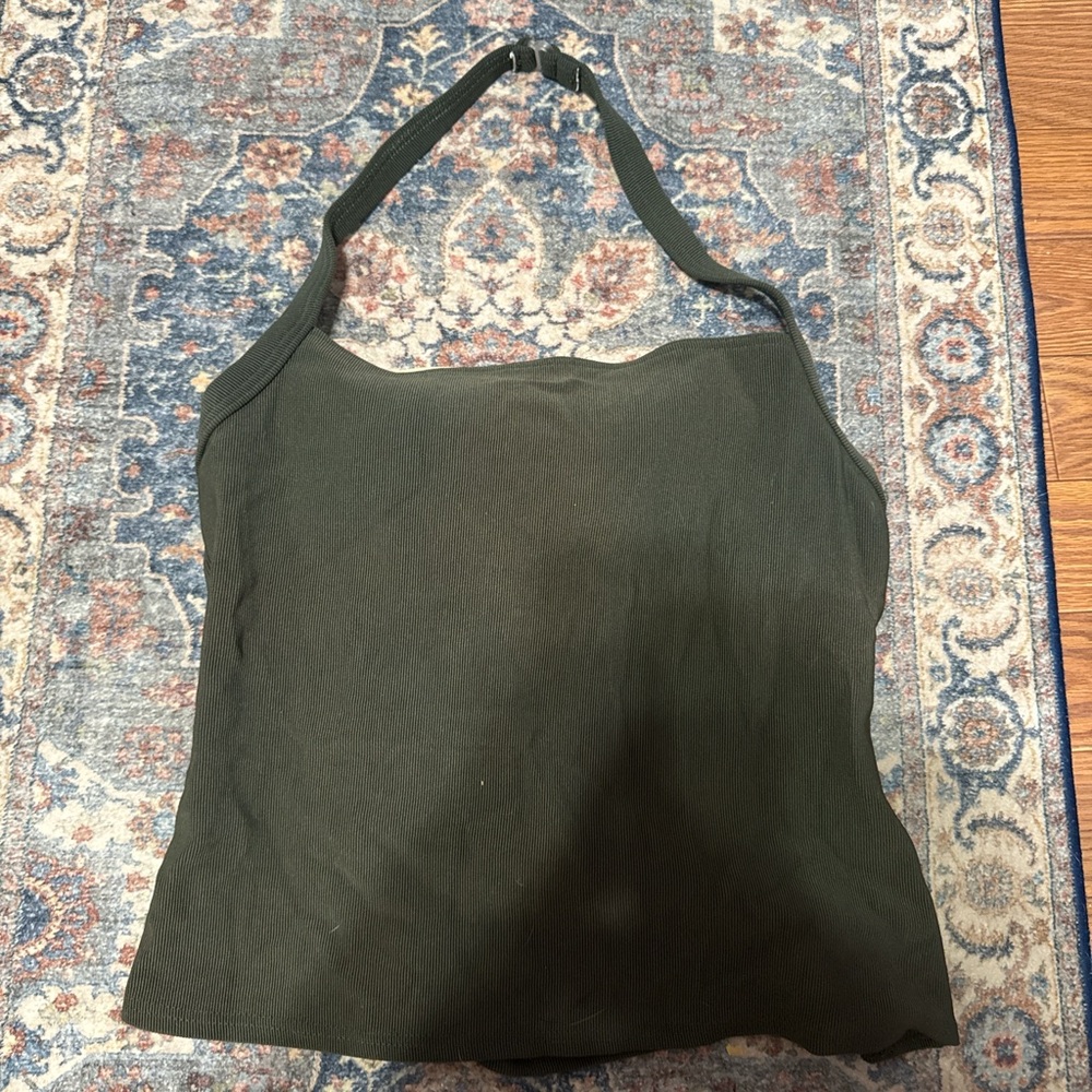 Land’s End green tankini top